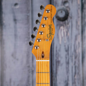 Squier Classic Vibe '60s Telecaster Thinline Semi-Hollowbody Guitar, Natural, front headstock