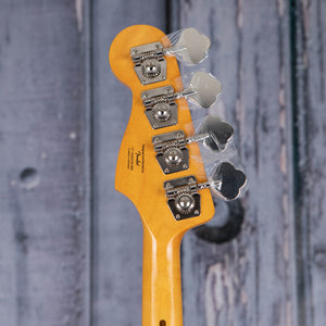 Squier Classic Vibe '70s Jazz Bass Guitar, 3-Color Sunburst, back headstock