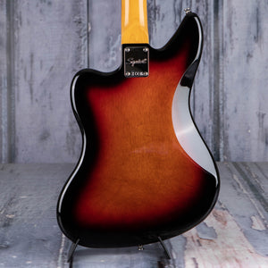 Squier Classic Vibe Jaguar Electric Bass Guitar, 3-Color Sunburst, back closeup