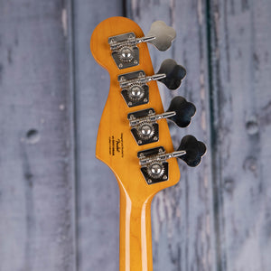 Squier Classic Vibe Jaguar Electric Bass Guitar, 3-Color Sunburst, back headstock