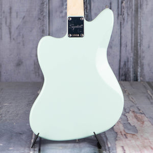 Squier Mini Jazzmaster HH Electric Guitar, Surf Green, back closeup