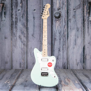 Squier Mini Jazzmaster HH Electric Guitar, Surf Green, front