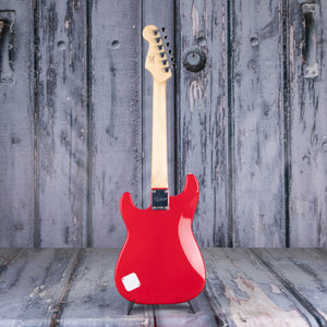 Squier Mini Stratocaster Electric Guitar, Dakota Red, back