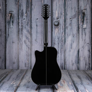 Takamine GD30CE-12 Dreadnought Acoustic/Electric Guitar, Black, back