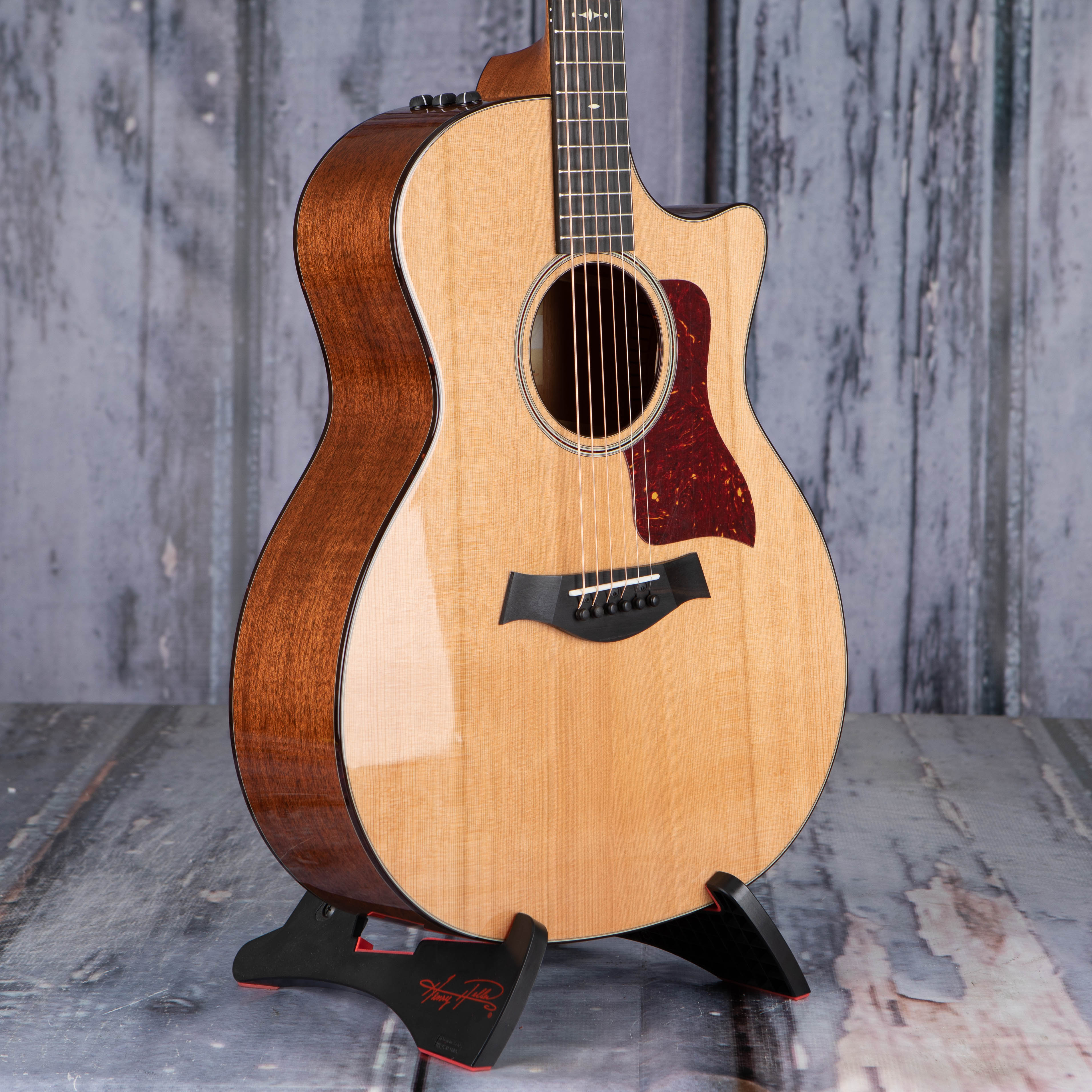 Taylor 514ce Acoustic/Electric Guitar, Natural, angle