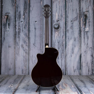 Yamaha APX600 Thinline Cutaway Acoustic/Electric Guitar, Old Violin Sunburst, back