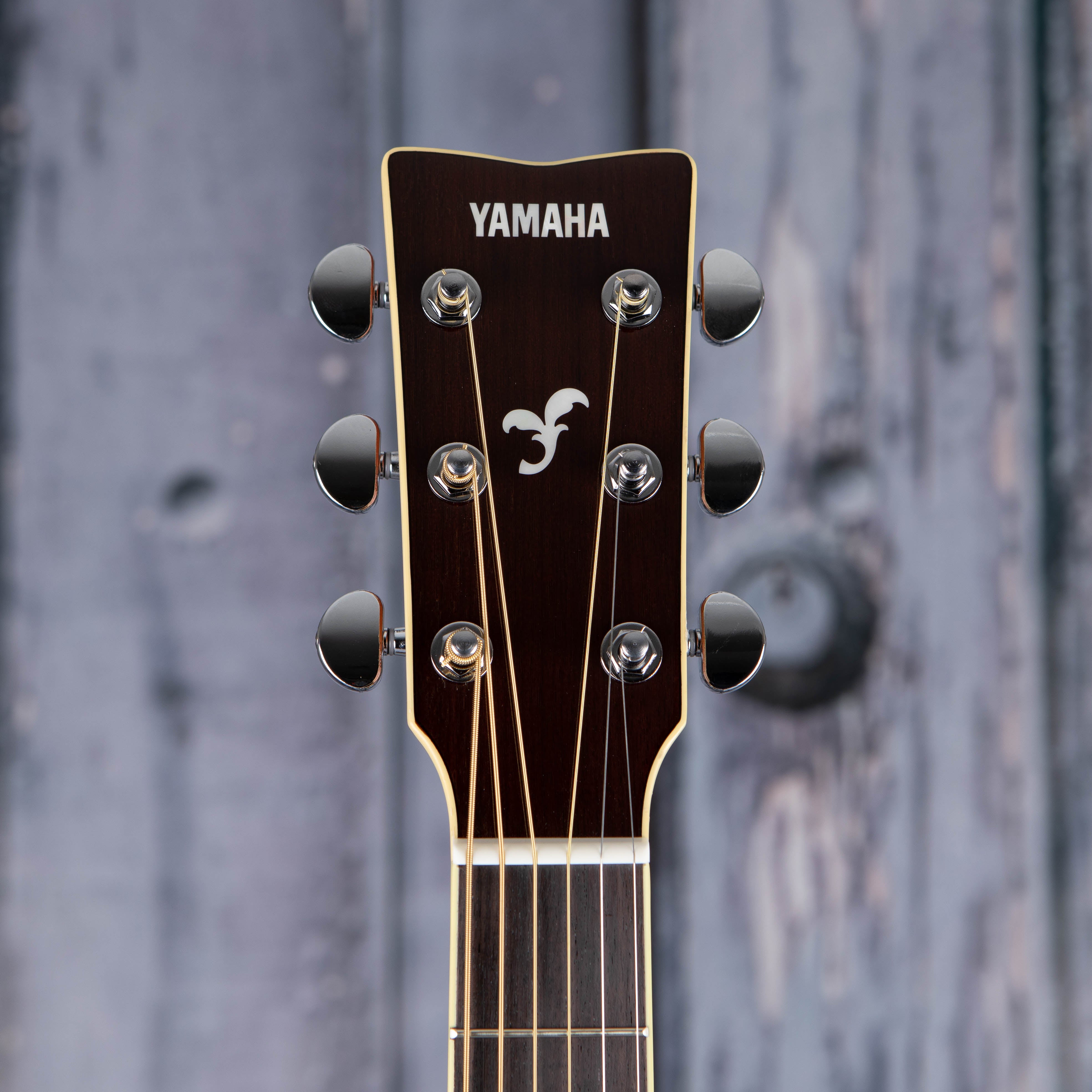 Yamaha FG830 Dreadnought Acoustic Guitar, Autumn Burst, front headstock