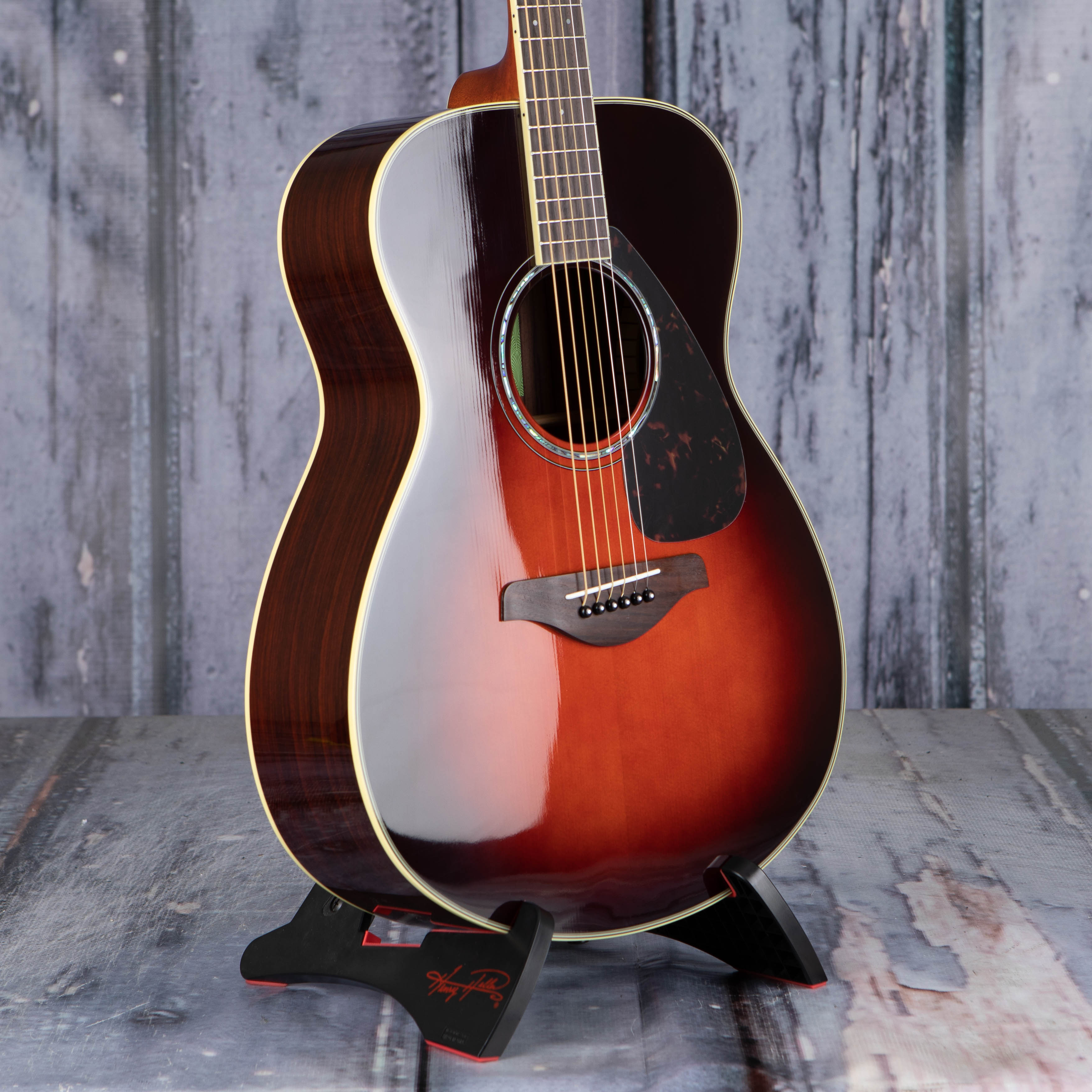 Yamaha FS830 Concert Acoustic Guitar, Natural, angle