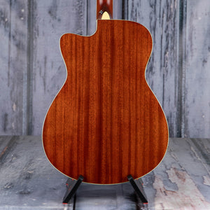 Yamaha FSC-TA TransAcoustic Concert Acoustic/Electric Guitar, Vintage Tint, back closeup