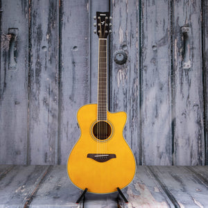Yamaha FSC-TA TransAcoustic Concert Acoustic/Electric Guitar, Vintage Tint, front