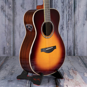 Yamaha LS-TA TransAcoustic Acoustic/Electric Guitar, Brown Sunburst, angle
