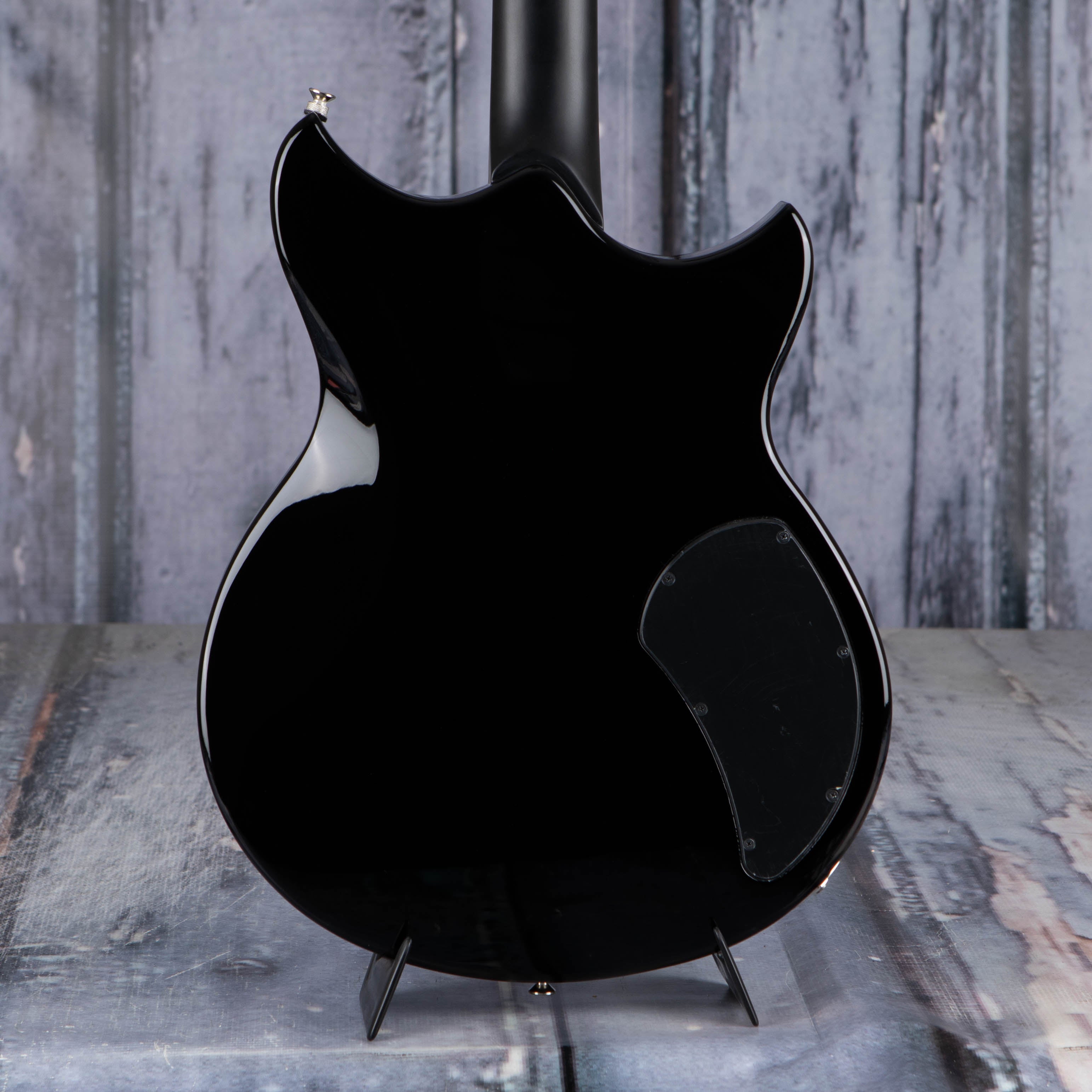 Yamaha Revstar Element RSE20 Left-Handed Electric Guitar, Black, back closeup