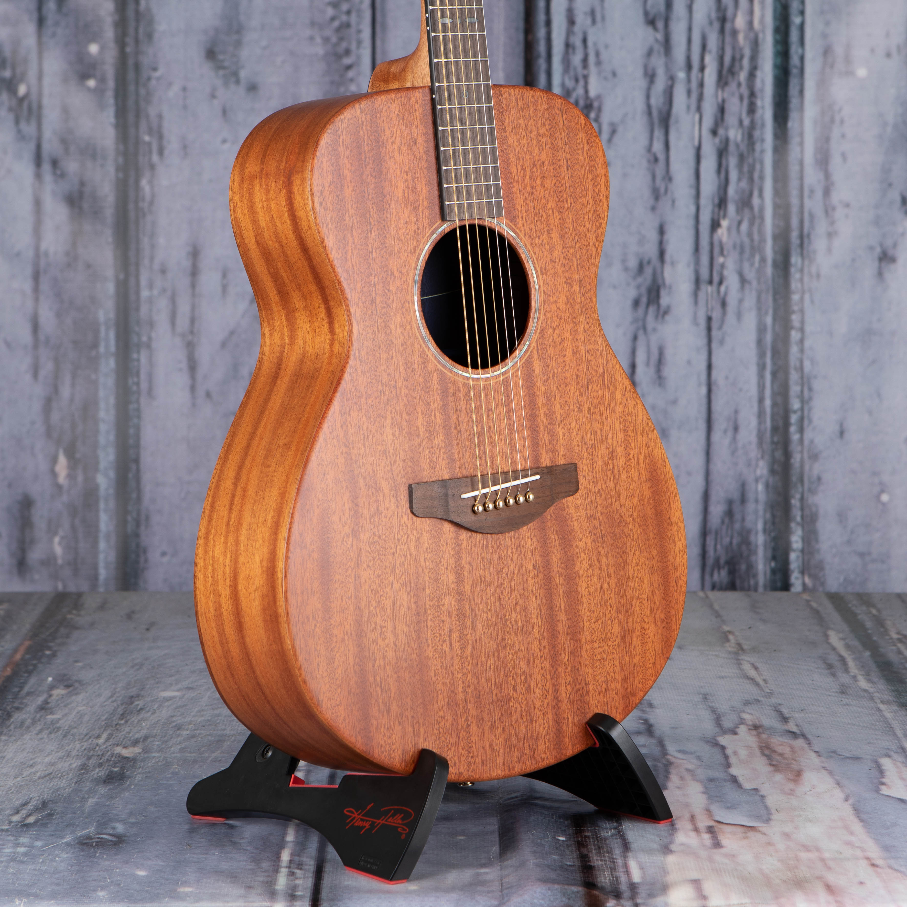 Yamaha Storia II Acoustic/Electric Guitar, Natural, angle