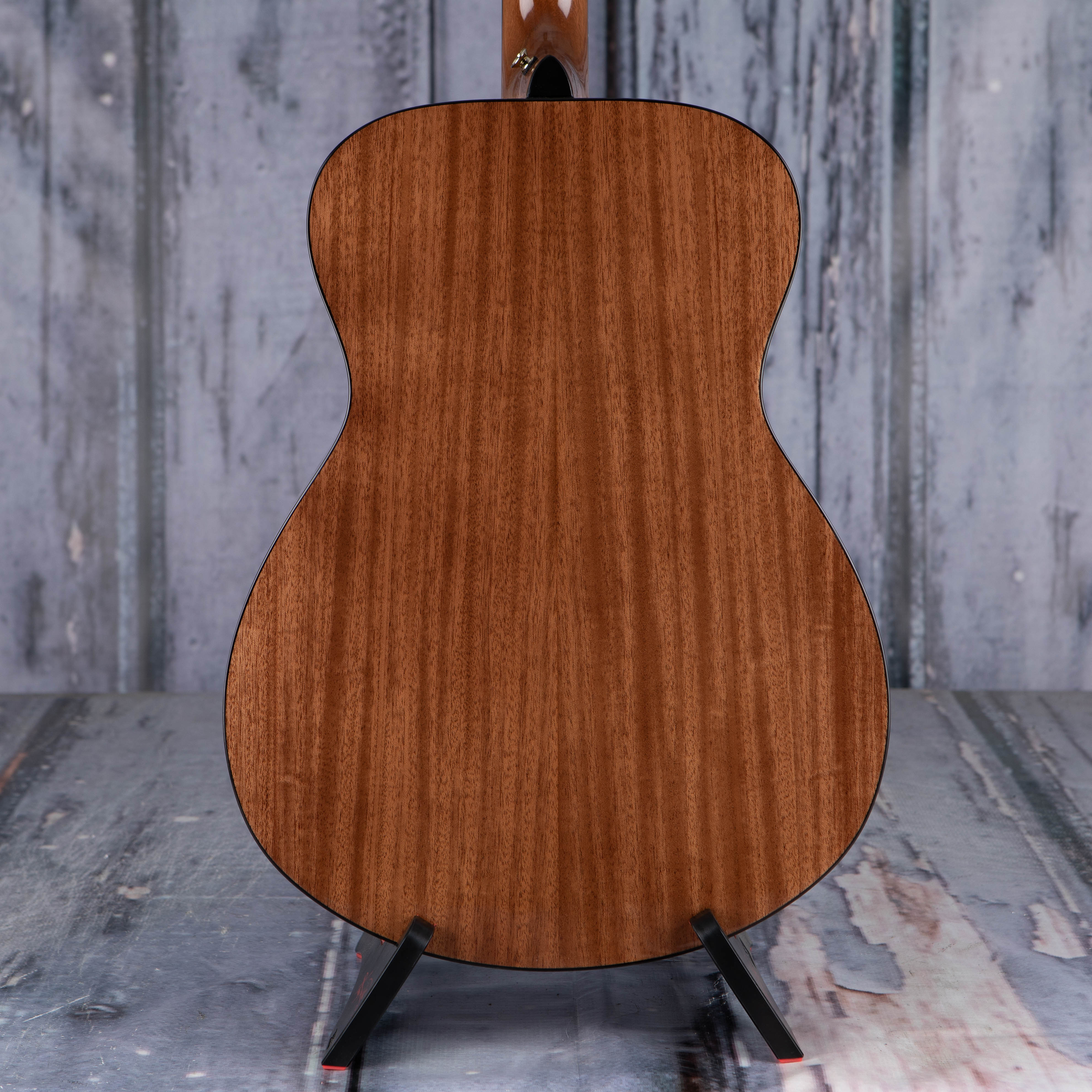 Yamaha Storia III Acoustic/Electric Guitar, Chocolate Brown, back closeup
