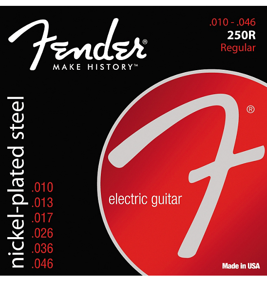 Fender 250R Super 250 Nickel Plated Steel Electric Strings For