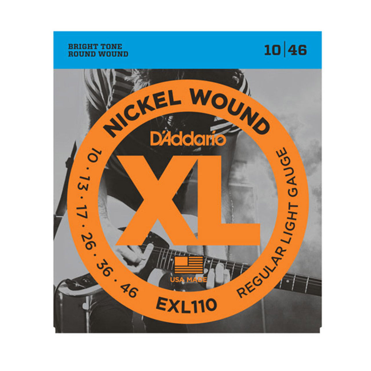 D'Addario EXL110 Nickel Wound, Regular Light, 10-46