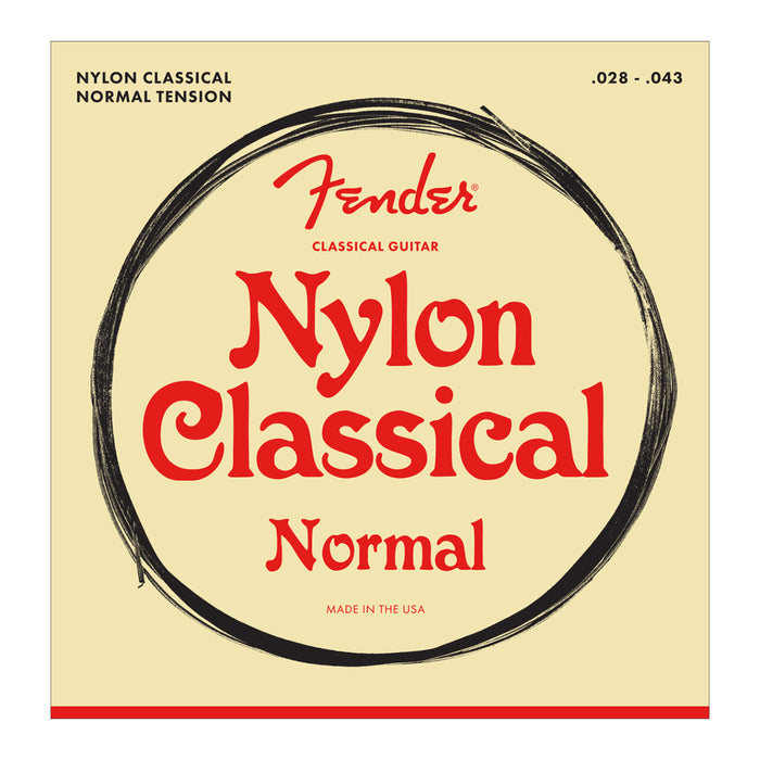 Fender Classical/Nylon Guitar Strings, .028-.043