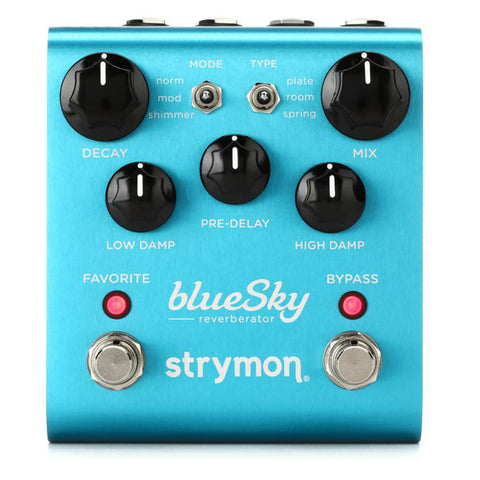 Strymon blueSky Reverberator V2 Effects Pedal