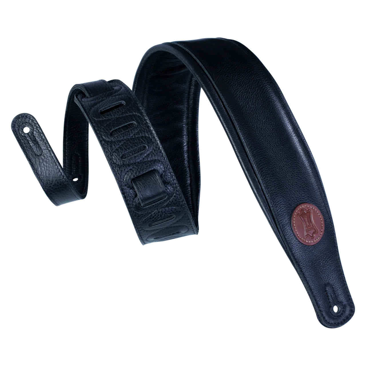 Levy's Signature Legacy Series 3.25" Guitar Strap, Black