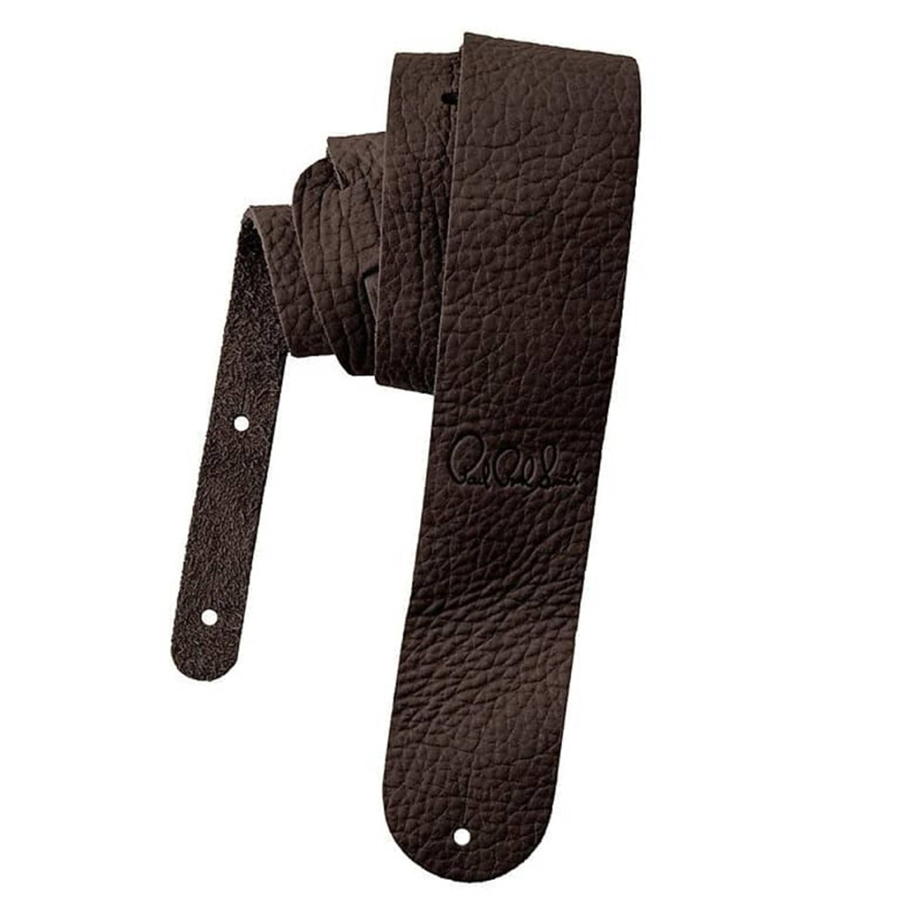 Paul Reed Smith 3.5" Buffalo Leather Guitar Strap, Dark Brown