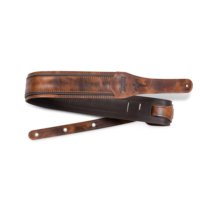 Taylor Leather Fountain 2.5" Strap, Weathered Brown