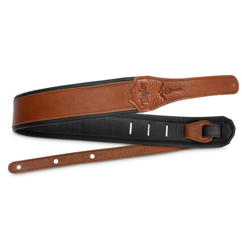 Taylor 500 Series Aerial Leather Guitar Strap, British Tan