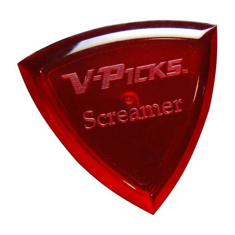 V-Picks Screamer Guitar Pick, Ruby Red