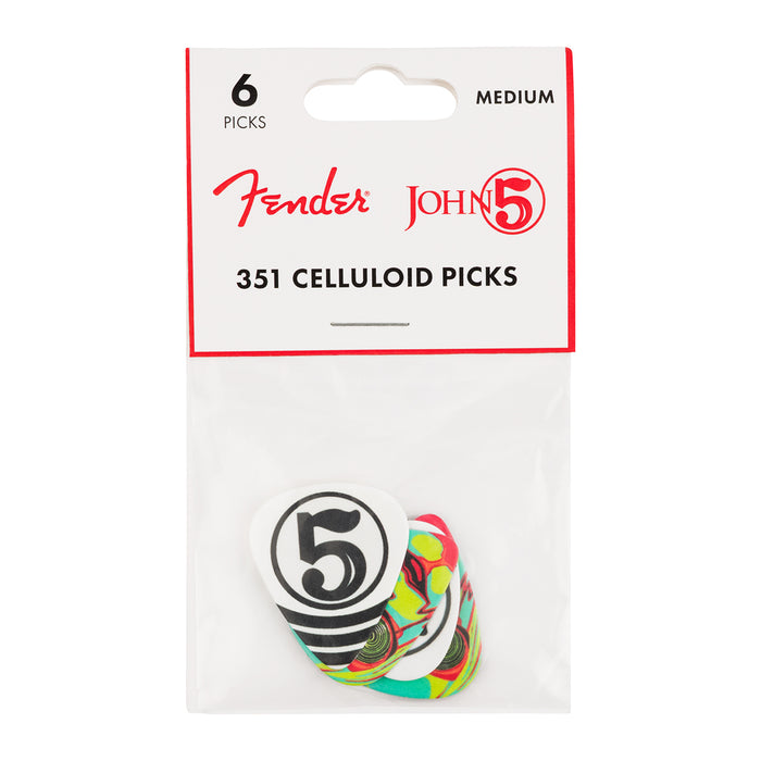 Fender John 5 Celluloid Pick Pack