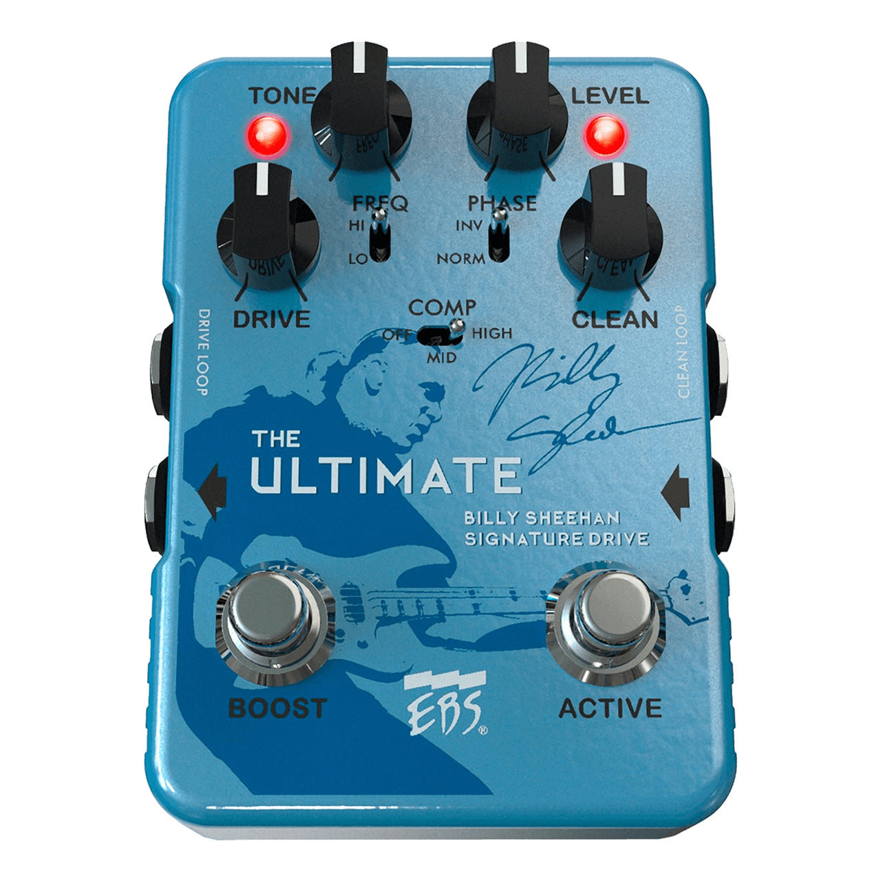 EBS Billy Sheehan Ultimate Signature Drive Effects Pedal