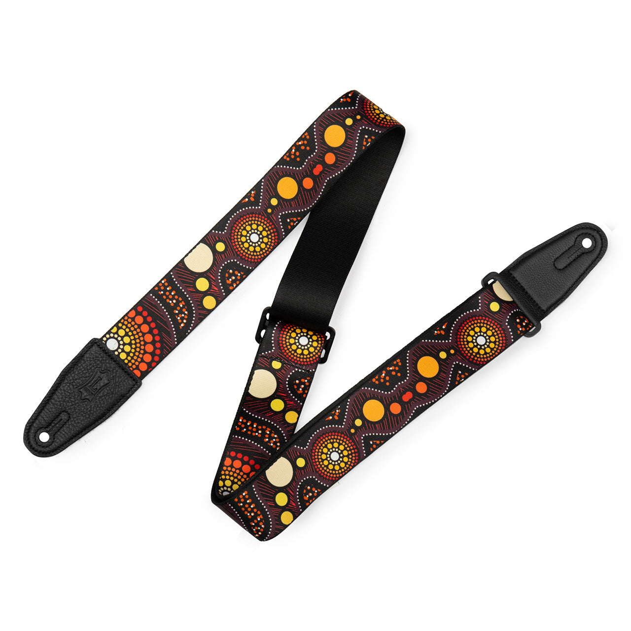 Levy's 2" Down Under Series Poly Guitar Strap, Sunset