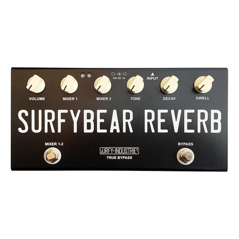 Surfy SurfyBear Compact Reverb Effects Pedal