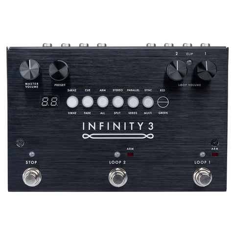 Pigtronix Infinity 3 Deluxe Stereo Double Looper Effects Pedal