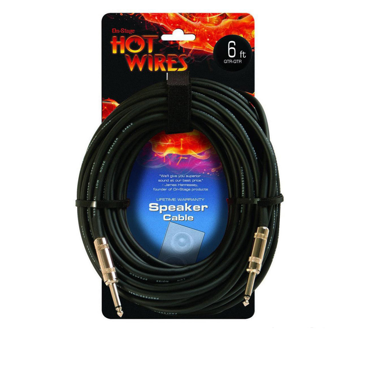 Hot Wires 14AWG Speaker Cable 6'