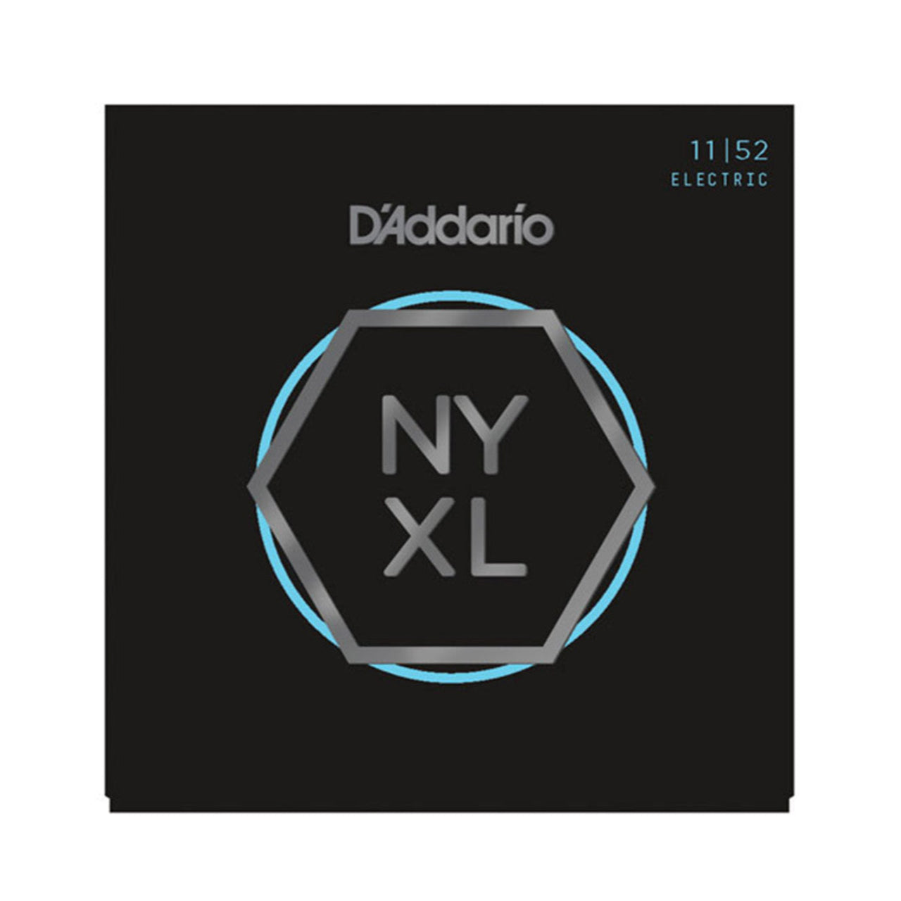 D'Addario NYXL1152 Nickel Wound, Medium Top / Heavy Bottom, 11-52