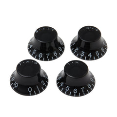 Gibson Top Hat Knobs 4-Pack, Black