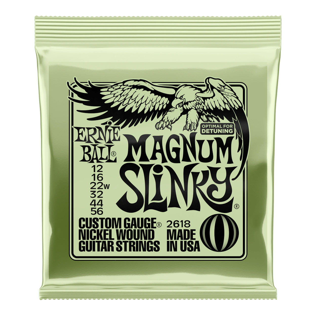 Ernie Ball Magnum Slinky Nickel Wound Electric Guitar Strings, 12-56