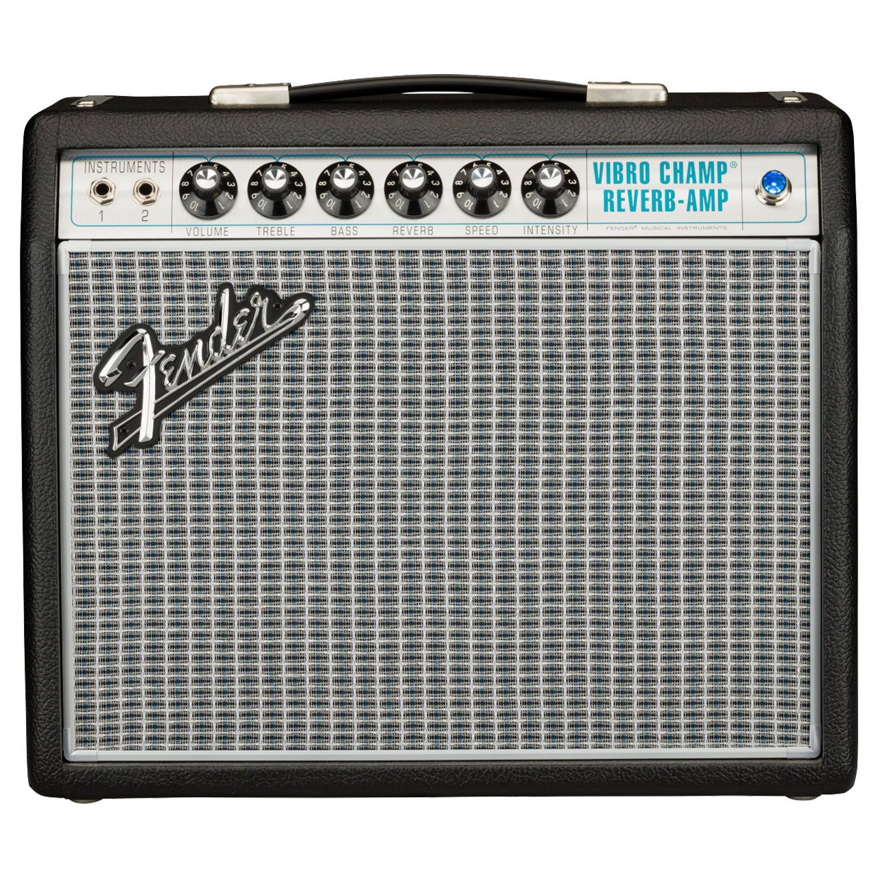 Fender '68 Custom Vibro Champ Reverb Combo Amplifier, Black