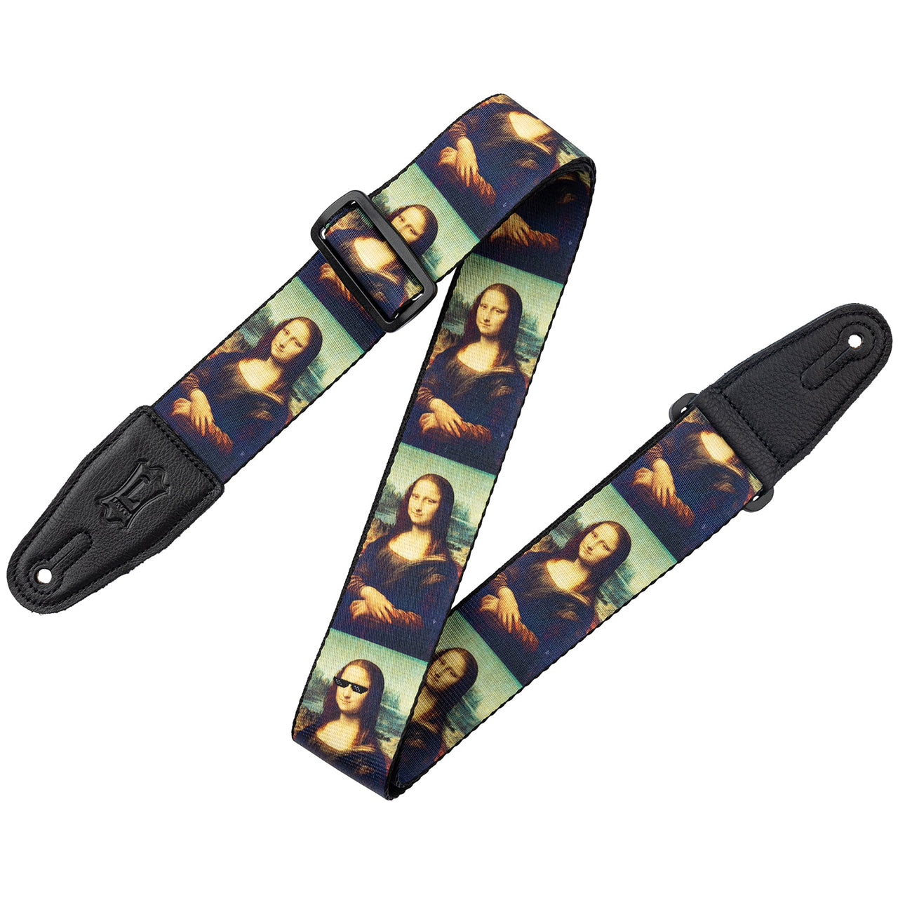 Levy's Masterpiece Series 2" Poly Guitar Strap, Mona Lisa