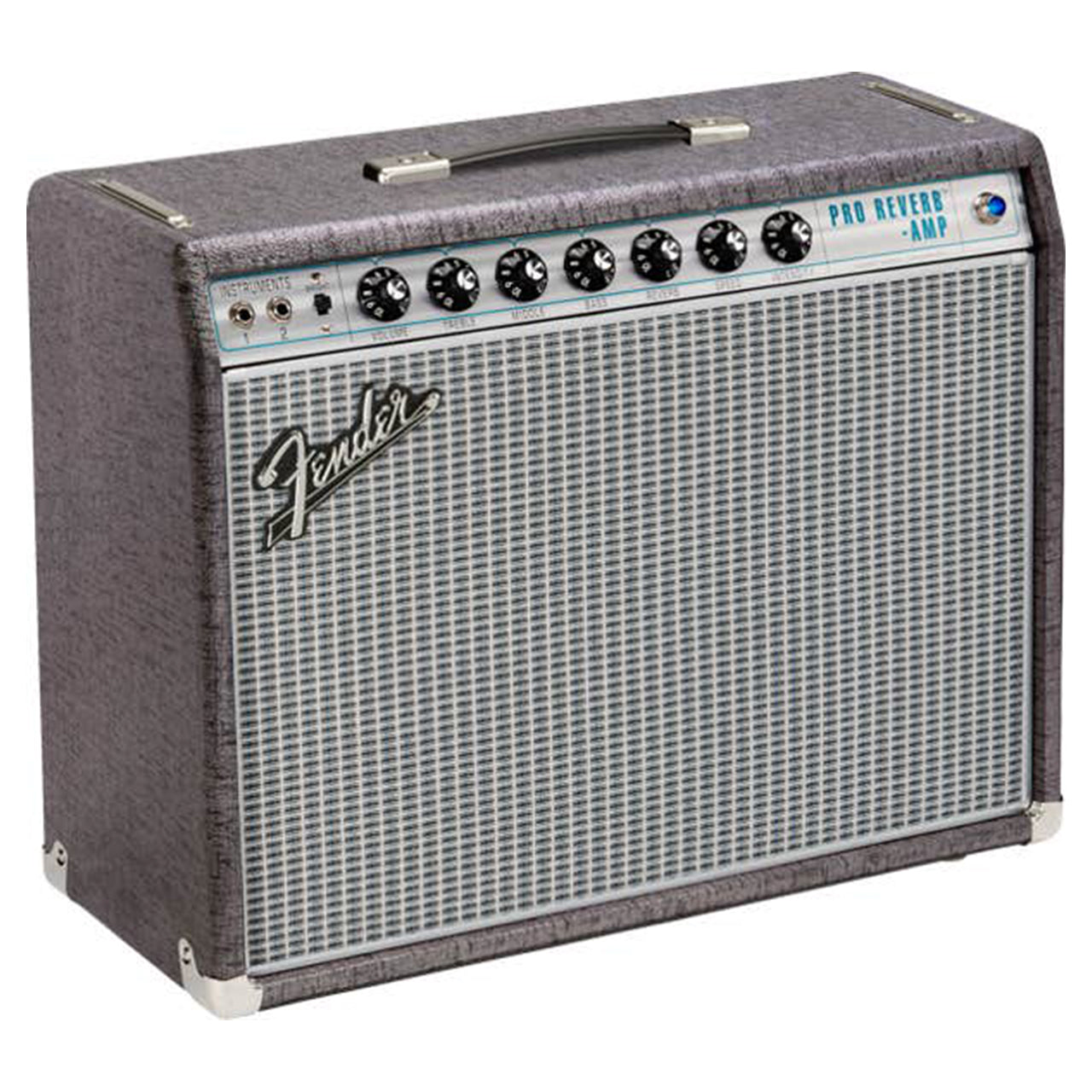 Fender Limited Edition '68 Custom Pro Reverb Combo Amplifier, Pewter/Silver w/ Celestion Redback