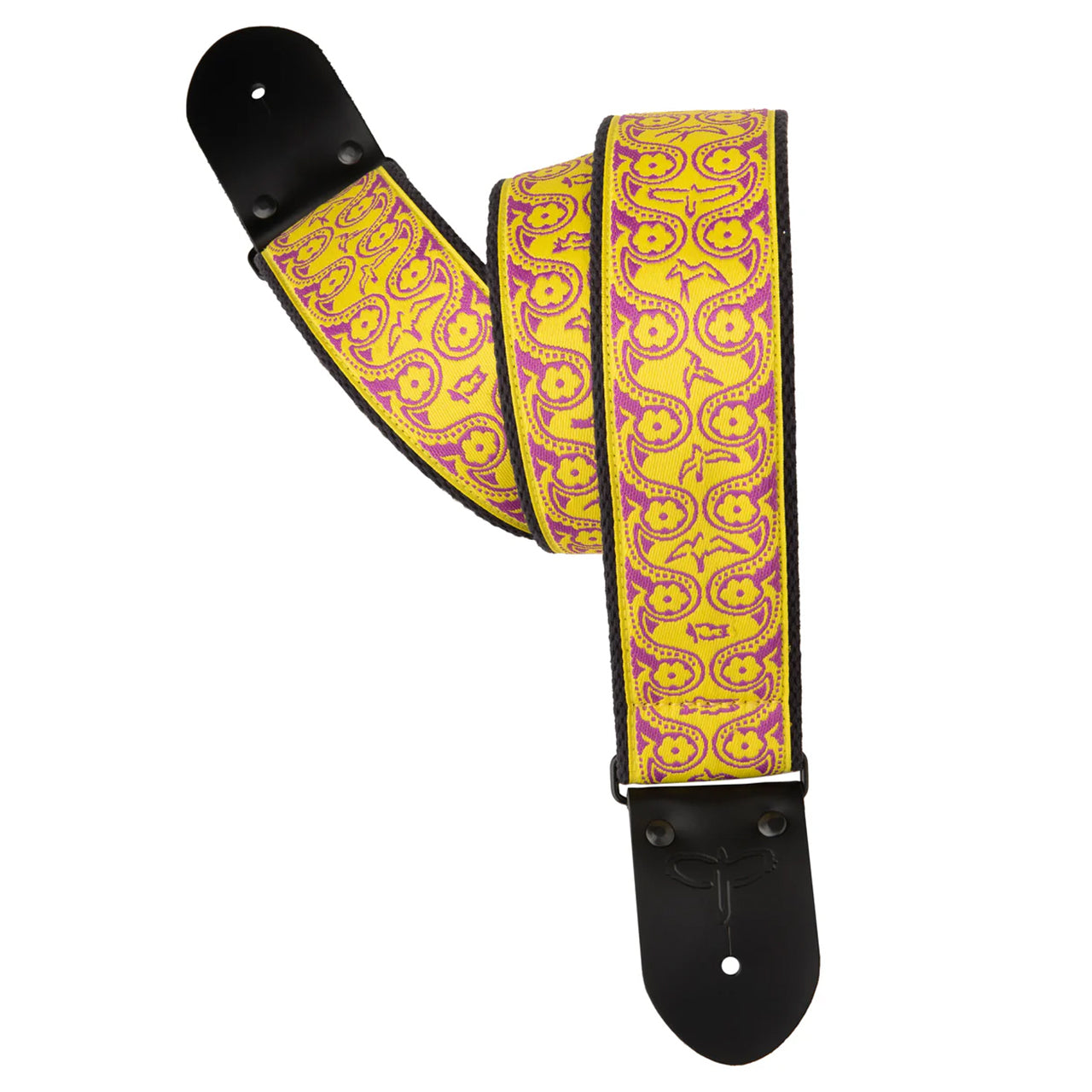 Paul Reed Smith 2.5" Retro Floral Guitar Strap, Violet