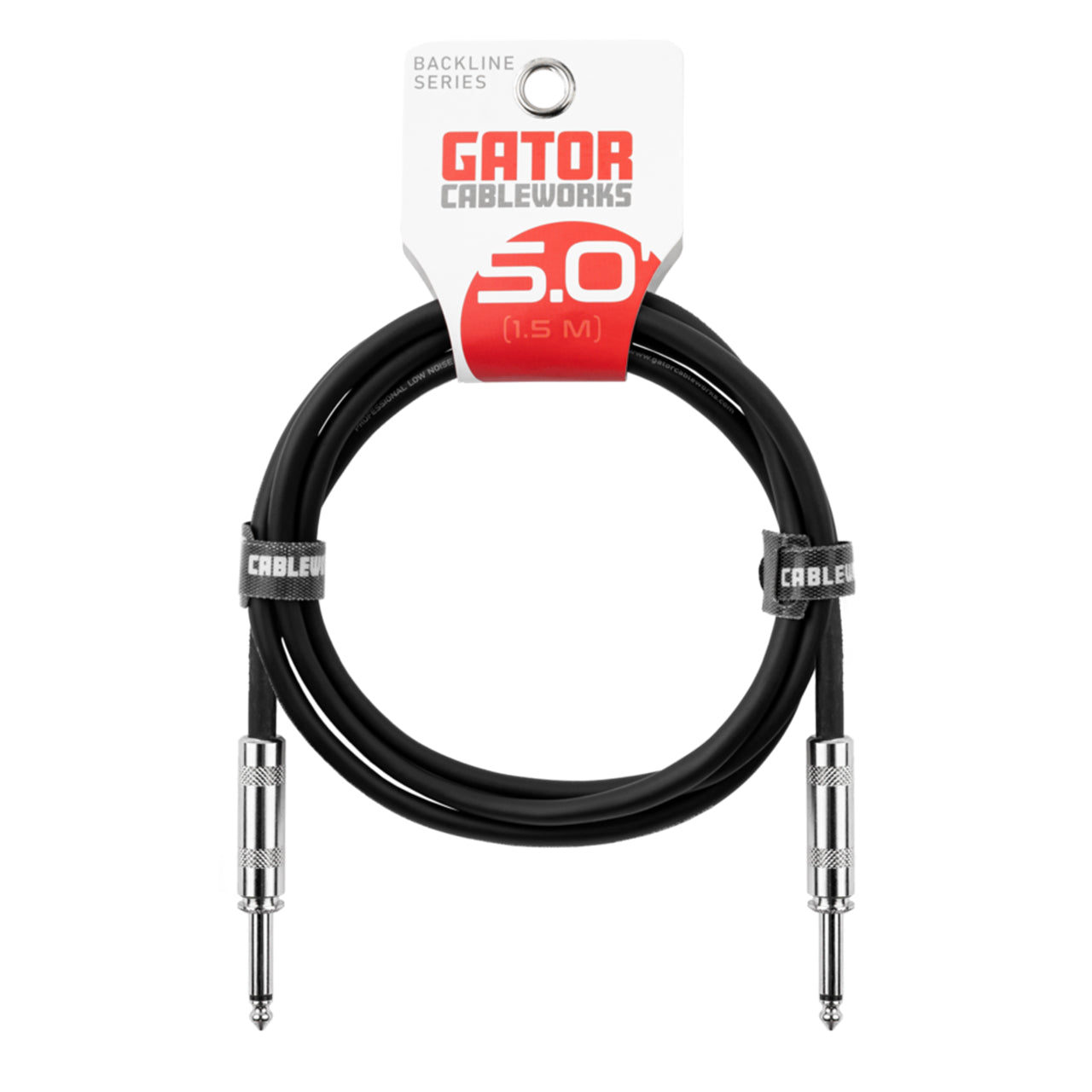 Gator Cableworks Backline Series GCWB-INS-05 5ft Strt to Strt Instrument Cable