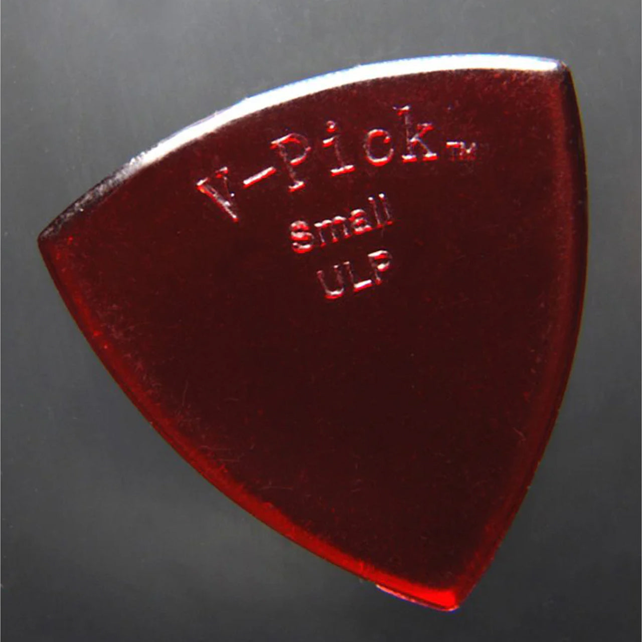 V-Picks Small Pointed Ultra Lite Guitar Pick, Ruby Red