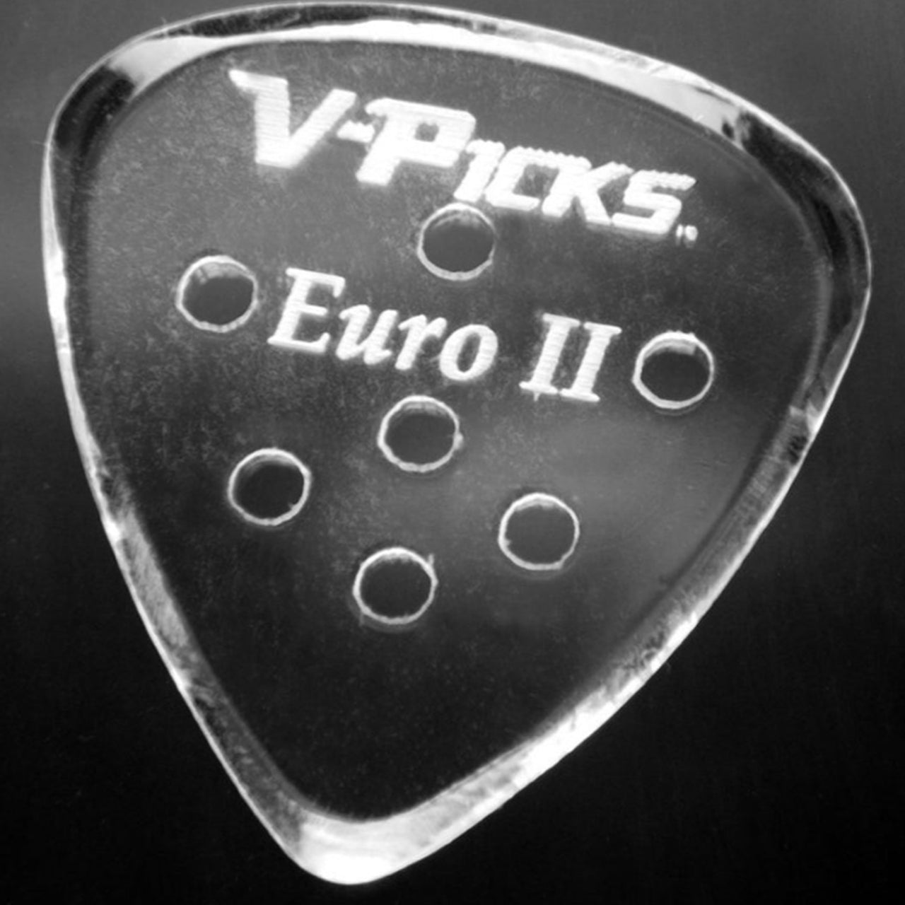 V-Picks Euro II Guitar Pick, Clear