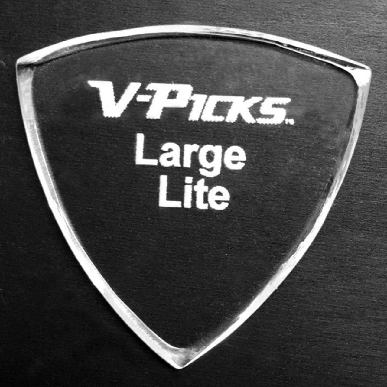 V-Picks Large Pointed Lite Guitar Pick, Clear