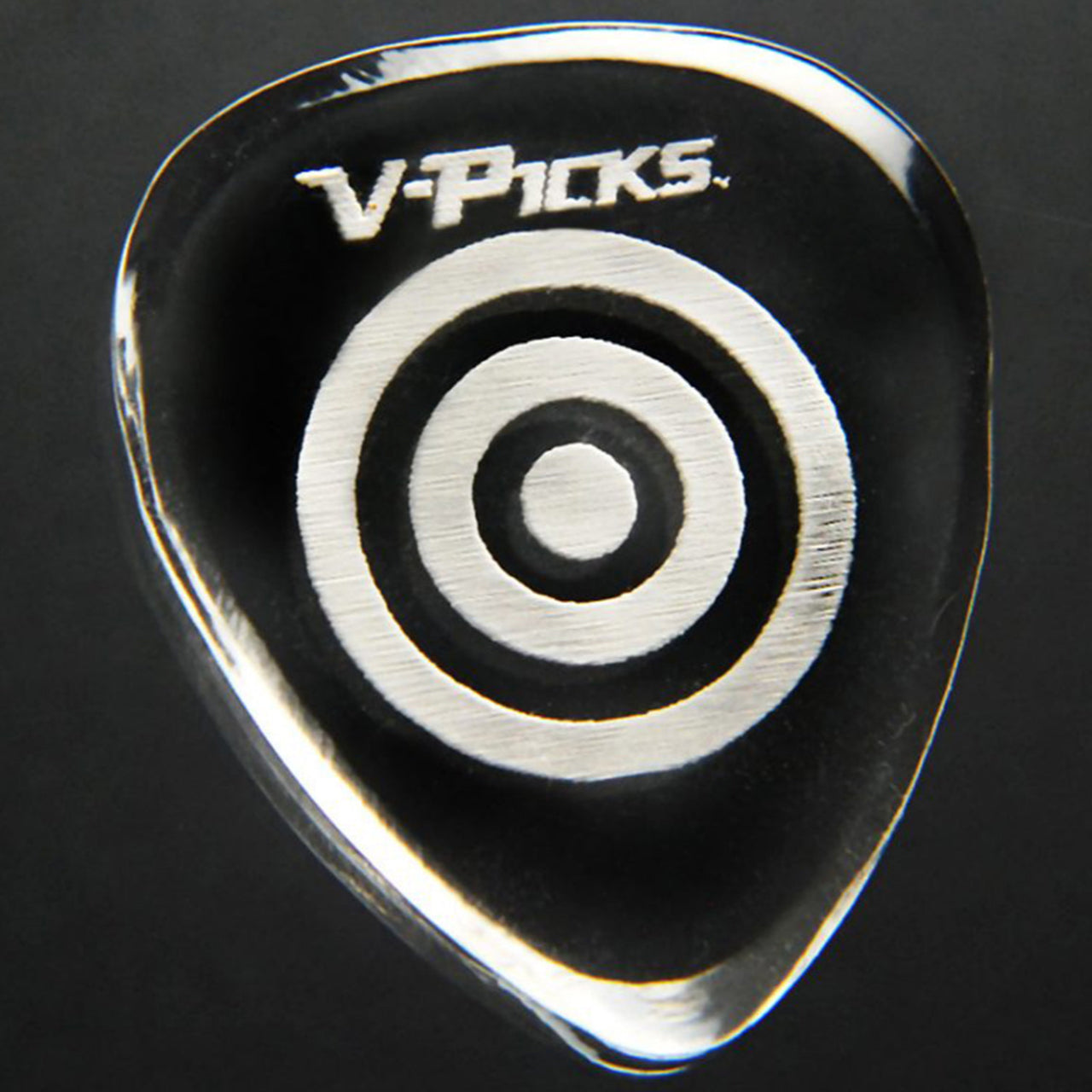 V-Picks Bullseye Guitar Pick, Clear