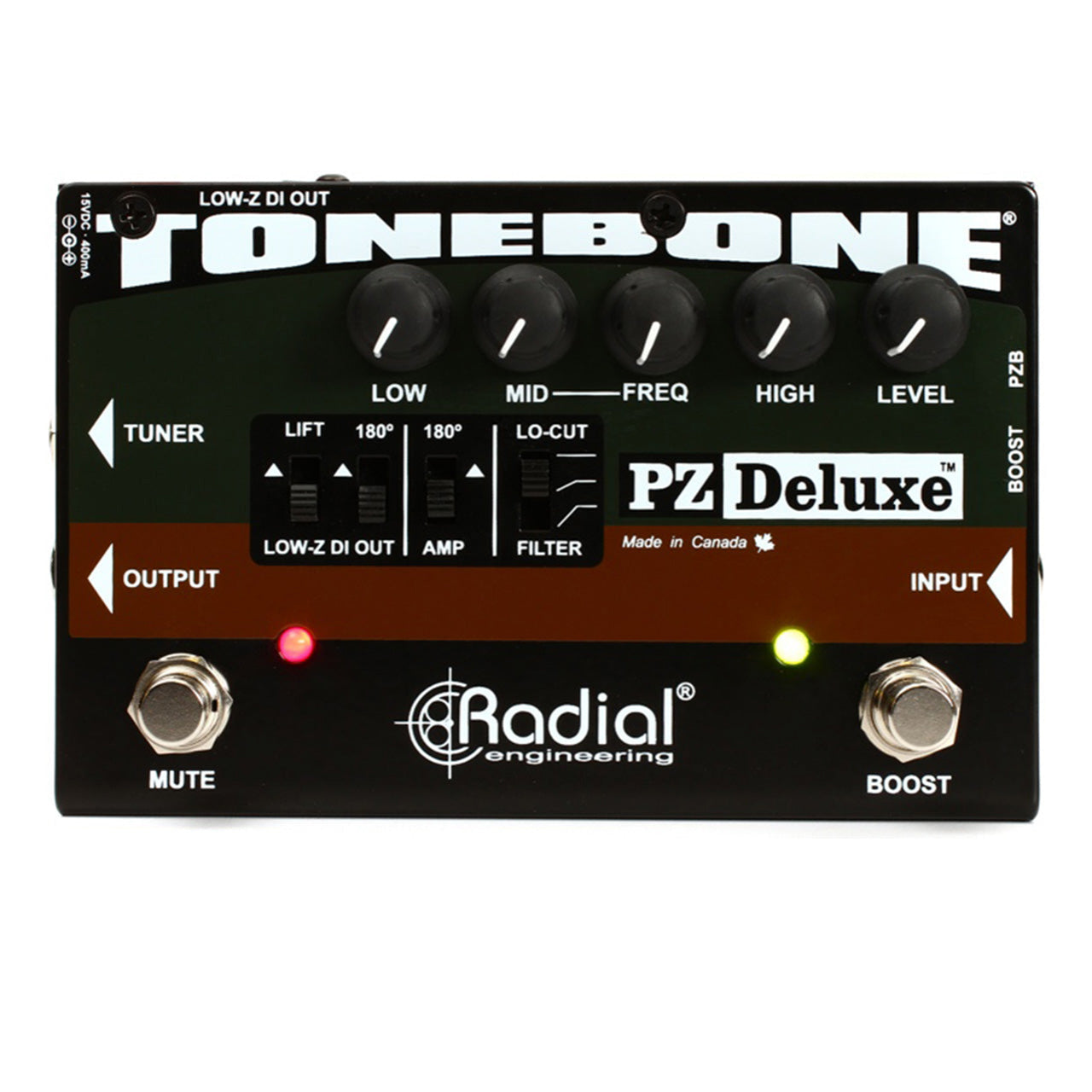 Radial PZ-Deluxe acoustic instrument preamp/DI