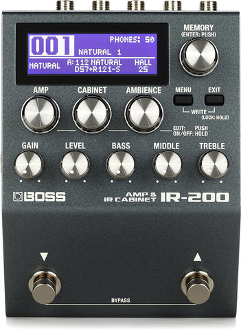 BOSS IR-200 Amp & IR Cabinet Effects Pedal