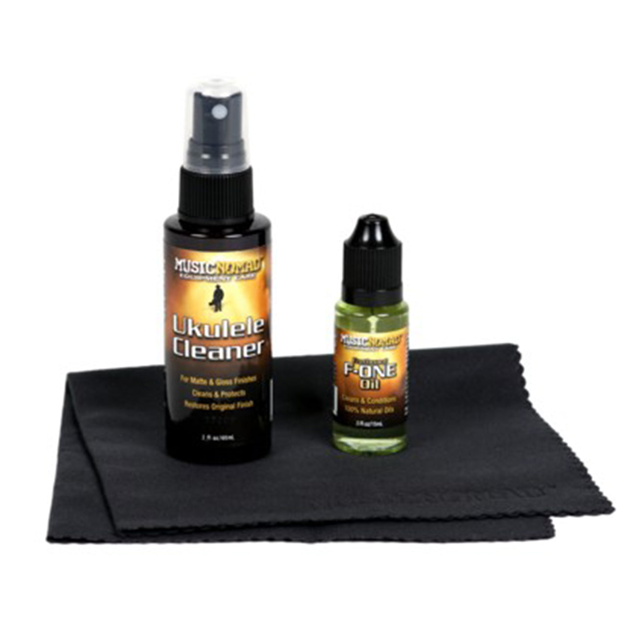 Music Nomad Premium Ukulele Care Kit, 3-Piece