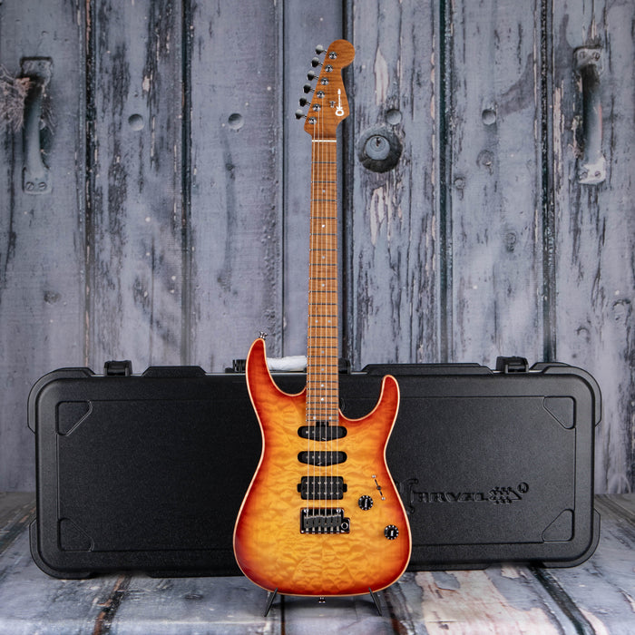 Charvel USA Select DK24 HSS 2PT CM QM, Autumn Glow