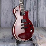 ESP LTD EC-1000QM Fluence Electric Guitar, See Thru Black Cherry, angle